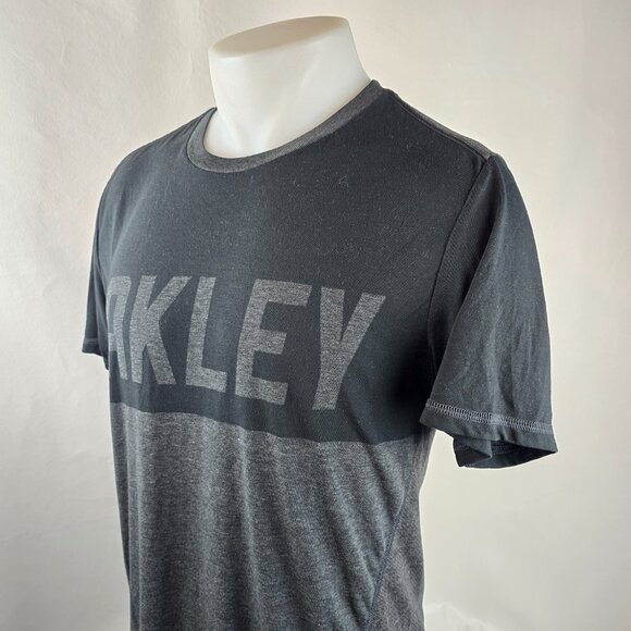 Oakley T Shirt Mens Medium Grey Hydrolix Regular Fit Casual Golf Sports Outdoors - Picture 5 of 9